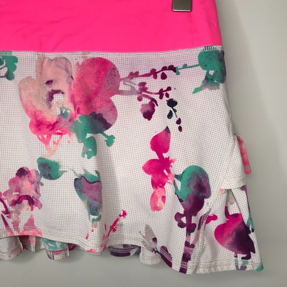 Lululemon Pace Setter Skirt Blur Blossom Neon Pink - Picture 13 of 16